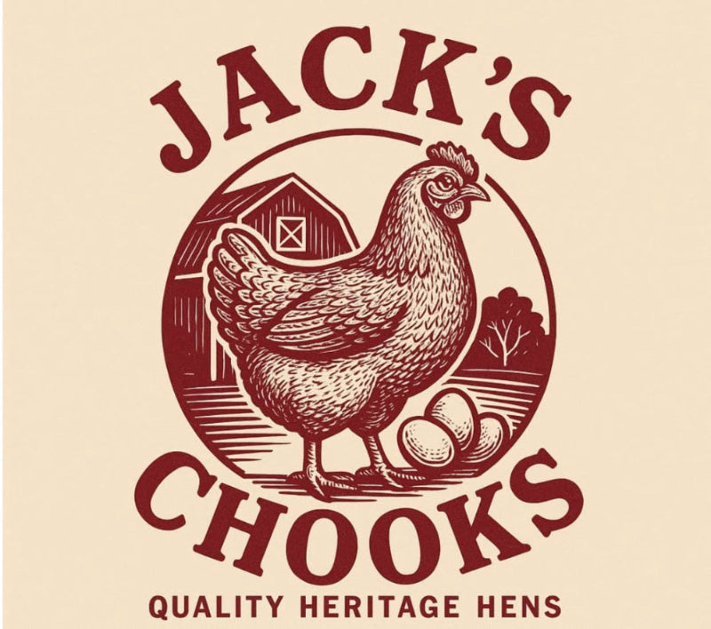 Traditional Jack's Chooks Logo T